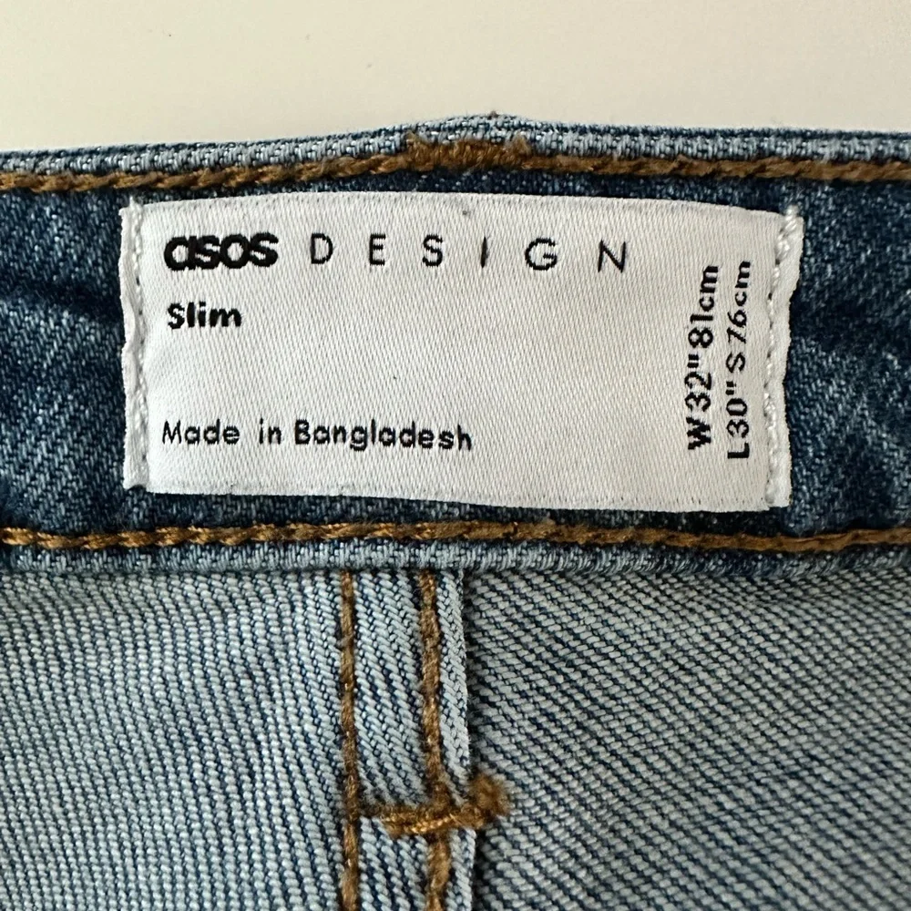Men’s ASOS Slim Jeans 32x30 - Picture 3 of 5